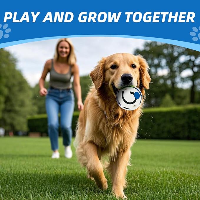 Glow in The Dark Dog Toys Ball, Interactive Dog Ball, Shaking with Gibbering Sound, XS, 2.75 in (7 cm)