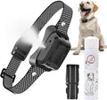 Citronella Dog Bark Collar, Anti Bark Collar with 3 Adjustable Spray & Sensitivity Level [1 Citronella Spray Refill] Automatic No Shock Dog Barking Collar for Small Medium Large Dogs, Black