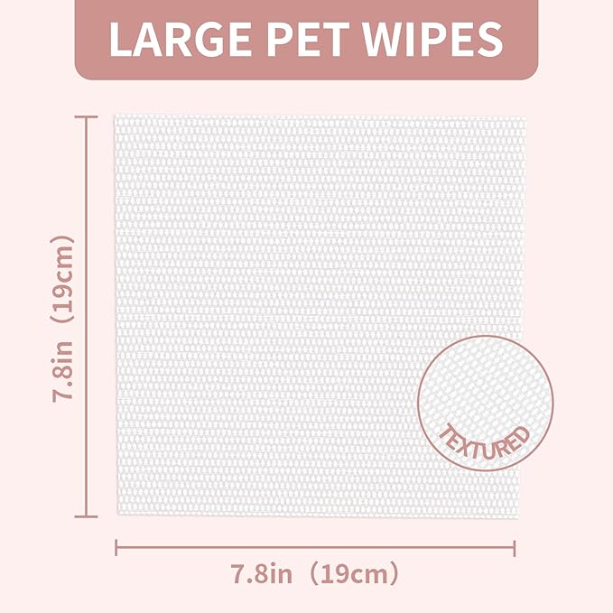 400 PCS Pet Wipes for Paws and Butt Hypoallergenic Pets Cleansing & Deodorizing Anal Gland Hygienic Puppy Wipes for Dogs Face and Body Wipes Cleaning Fur Doggie Wipes Doggy Wipes (Coconut Oil)