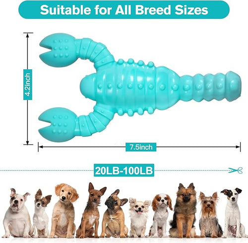 2 Pack Dog Toys for Aggressive Chewers, Indestructible Tough Dog Chew Toys for Medium Large Breeds, Bacon Flavor to Keep Them Busy