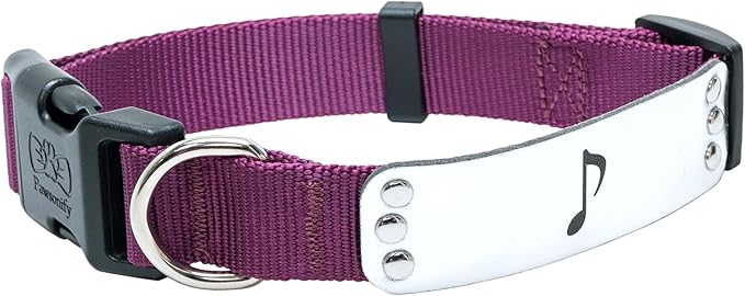 Naruto Dog Collar for Large Dogs, Medium, Small, XS Puppy Collars: Officially Licensed Naruto Shippuden Anime Dog Collar Pet Accessories, Naruto Gifts for Boy or Girl Dog (Burgundy, Hidden Sound, Lg)
