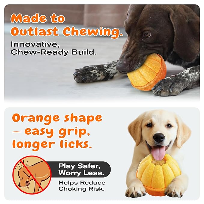 KADTC 3-in-1 Durable Dog FrostLick Toy U.S. Brand & Design Long-Lasting Large Capacity Fillable Treat Ball & Freeze-and-Play Lick Cup & Food Dispenser, Indestructible Chew Toy for Dogs Boredom Buster