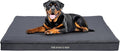 The Dog’s Bed Orthopedic Standard Foam Dog Bed Mattress, Plush Fabric, Grey, XXL