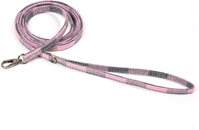 Organic Cotton Dog Leash for Small,Medium and Large Breed,Brass Hardware Pet Leash for Walking,Running and Training 6FT