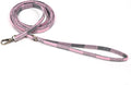 Organic Cotton Dog Leash for Small,Medium and Large Breed,Brass Hardware Pet Leash for Walking,Running and Training 6FT