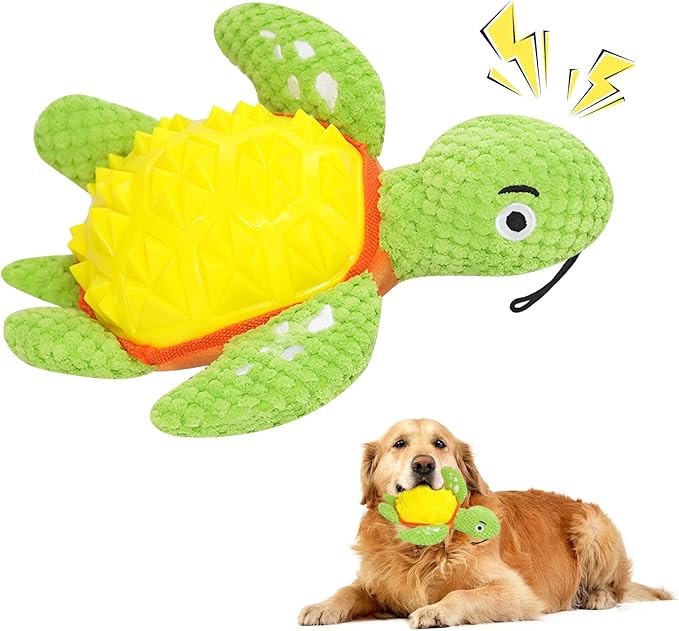 Dog Puzzle Toys, Large Squeaky Dogs Toy, Durable Plush Tug of War Toy Dispensing Smart Dog Toys for Boredom and Stimulating for Large Dogs/Plush Puppy Toys/Puppy Chew Toys for Teething