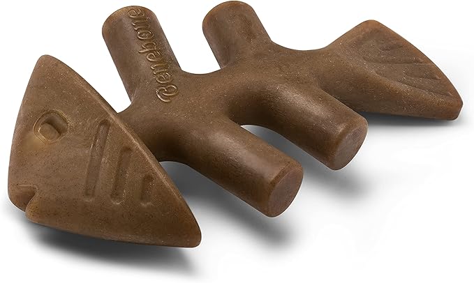 Benebone Wishbone and Fishbone Durable Dog Chew Toys for Aggressive Chewers, Made in USA