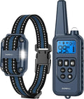 Dog Training Collar with 7 Training Modes, 4200Ft Remote Electronic Dog Shock Collar, Electric Shock Collar for Small Medium Large Dogs,Dark Blue