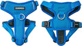 DJANGO Tahoe No Pull Dog Harness – Escape-Proof Dog Harness for Small Dogs with Front & Back Clips for Everyday Use – Adjustable, Padded, Reflective, Secure Fit, Easy On/Off – Alpine Blue, Small