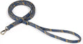 Organic Cotton Dog Leash for Small,Medium and Large Breed,Brass Hardware Pet Leash for Walking,Running and Training 6FT
