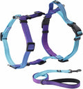 Roses&Poetry Dog Harness Large Breed, Adjustable No Pull Vest Harness and Leash Set, Reflective Puppy Harnesses with Comfort Padded Handle for Pet Training Outdoor Walking（Gsky-XL