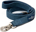 Lucy & Co. 5 Foot Designer Dog Leash for Small, Medium or Big Dogs or Puppies Puppy – Pet Accessories & Supplies- Small-Blue Denim