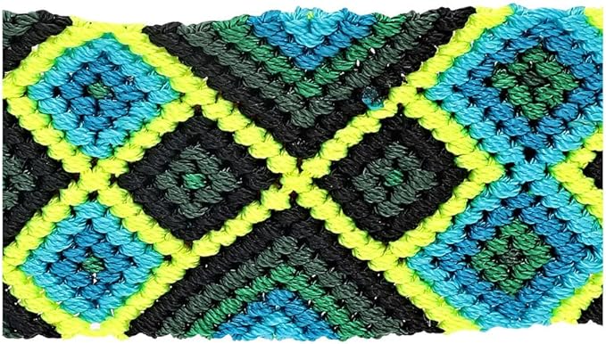 Eternia Premium Leather Dog Collar - Adjustable Handcrafted Collar for Small to Large Dogs (Blue/Green, XL)