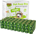 Dog Poop Bags Rolls, 540 Count Extra Thick Tear Resistant Poop Bags for Dogs, Leak Proof Pet Waste Bag for Outdoor Doggie Walking and Cat Litters Cleaning