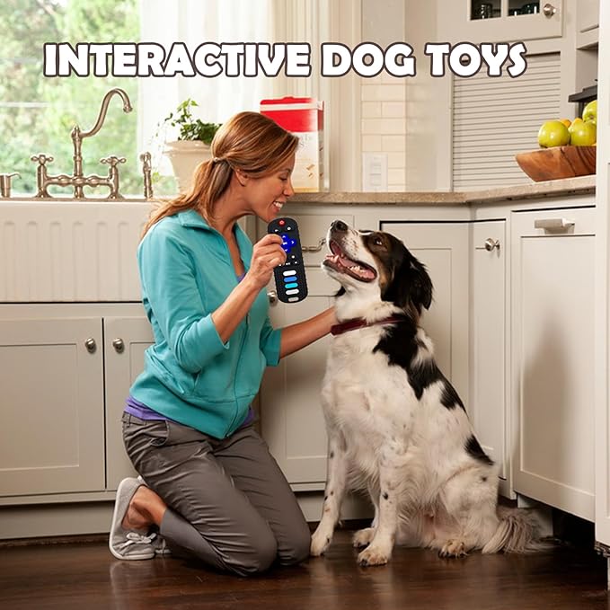 Puppy Toys for Teething, Remote Control Teether for Small Dogs,Puppy Teething Toy for Boredom & Stimulation,BPA-Free(GM-Black)