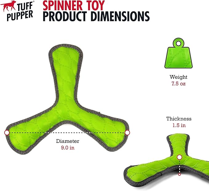 Tuff Pupper SuperChewy Tough Floating Dog Water Toy Strong Natural Rubber | Great Dog Fetch Toy | Pool Swimming Toys for Puppy| Durable Training Toys for Non-Aggressive Chewers