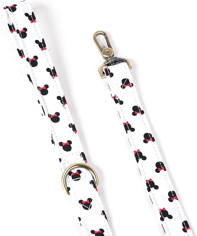 Organic Cotton Dog Leash for Small,Medium and Large Breed,Brass Hardware Pet Leash for Walking,Running and Training 6FT