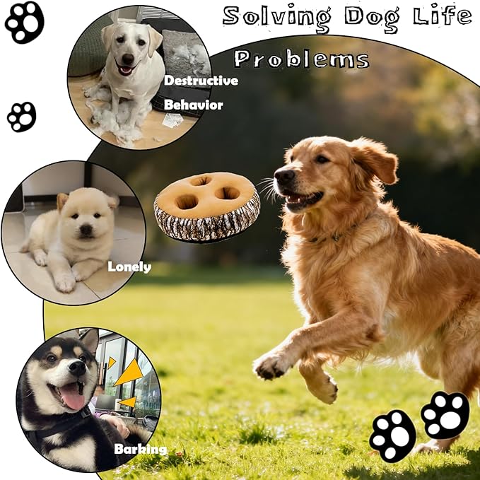 Dog Hide and Seek Toys Puppy Chew Squeaky Toys Plush Mushroom&Bamboo&Shell Hideout Stuffing with Squeakers Animals (Trunk Hideout with 4 Animals)