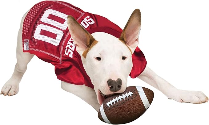 Pets First NCAA College Oklahoma Sooners Mesh Jersey for DOGS & CATS, XX-Large. Licensed Dog Jersey with your Favorite Football/Basketball College Team