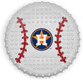 Pets First MLB Houston Astros Hard-Nylon Bacon-Flavored Baseball Chew Toy, Indestructible Dog and Cat Chewy Toy, Tug, Fetch Toy, Sporty Fun Toy for Dogs