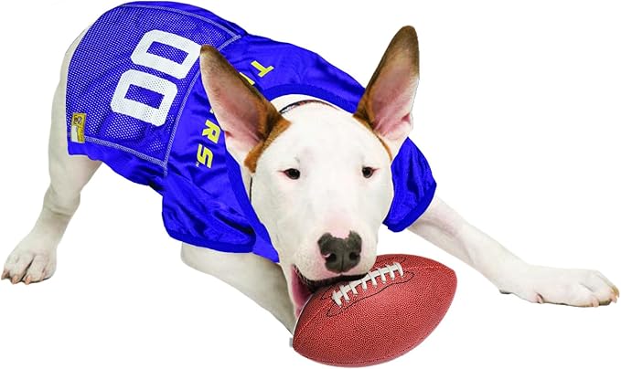 Pets First NCAA College LSU Tigers Mesh Jersey for DOGS & CATS, Large. Licensed Dog Jersey with your Favorite Football/Basketball College Team