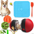 9-in-1 Interactive Dog Toys Set: Mental Stimulation Puzzle, Treat Dispenser Ball & Chew Toys，Lick Mat – Boredom Buster Combo to Keep Small, Medium Dogs Busy & Engaged