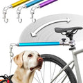 Hands-Free Bicycle Dog Leash for Medium & Large Dogs - 180° Rotating/Fixed Attachment, Shock-Absorbing Spring & Quick-Release Connector, Durable Cycling Leash for Safe, Smooth Rides with Pets (DBL-B)