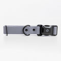 2026 New Edition, Fei & Eve PVC MagEase Dog Collar - Patented Magnetic Buckles | Fur-Safe | 450LB Escape-Proof | Adjustable Fit | Small (Twilight Gray)