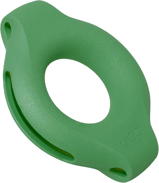 Ubbi Kibbler Interactive Treat Dispensing Dog Toy for Medium & Large Breeds, Natural Rubber Puzzle Toy with Stick Treat Holders, Freezer & Dishwasher Safe, Green