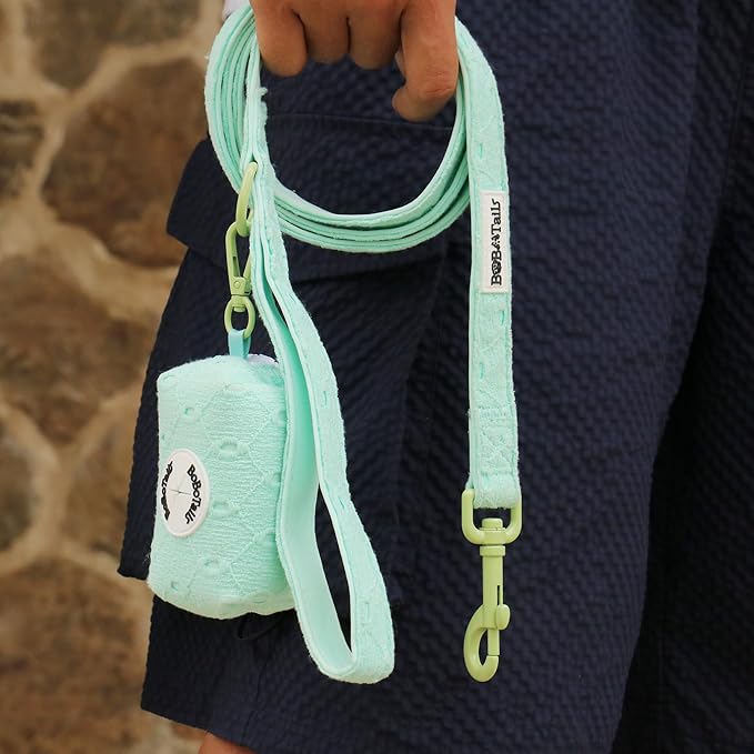 Dog Poop Bag Holder with Clip, Stylish Doggy Waste Bag Dispenser for Dog Leash, Durable Portable Poop Bag Carrier No Include Poop Bag Inside