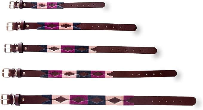 Gaucho Goods Soft Leather Dog Collar - Cali Girl (L)