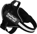 PawPawify Personalized No Pull Dog Harness with 2 Custom Name & Phone Patches, Reflective Breathable Pet Vest for Walking Training, Adjustable Heavy Duty Service Dog Vest for Small Medium Large Dogs
