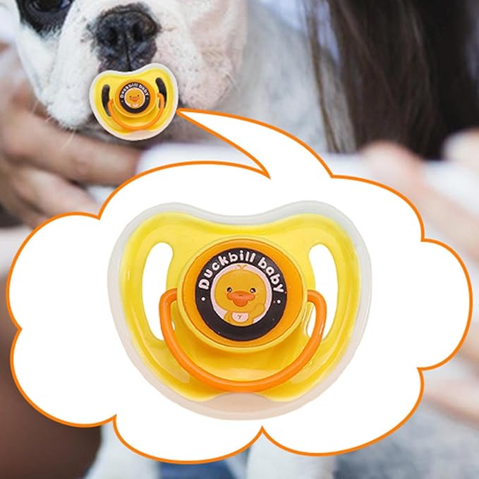 Silicone Puppy Pacifier - Teething Toys for Puppies, Portable Chewing Toys for Small Dogs | Puppy Bite Training Toys, Safe and Soft Chew Toy for Care, Perfect Teething Relief for Puppies