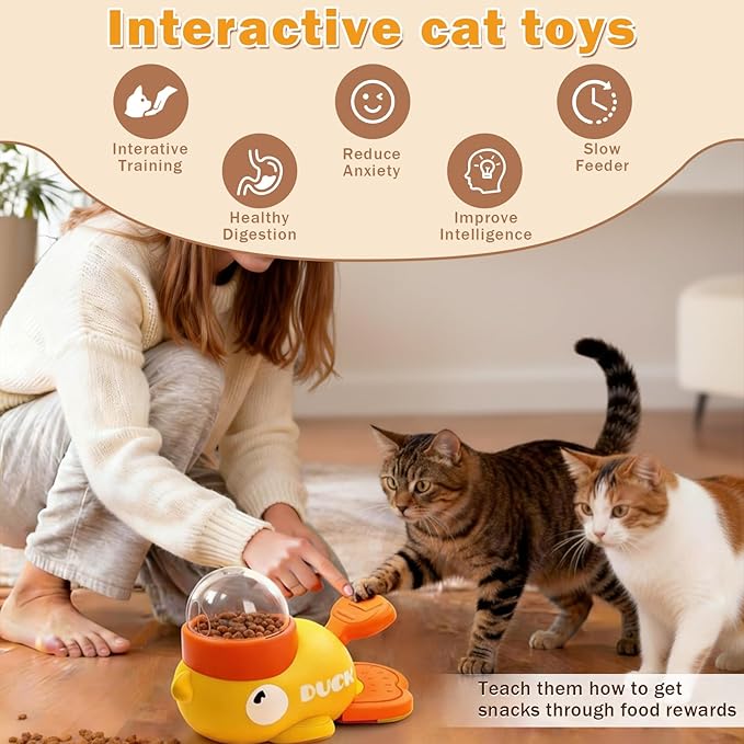 Whale-Shaped Dog Treat Dispenser - Interactive Dog Toys for Mental Stimulation, Slow Feeder Puzzle Toy for Small Medium Dogs & Cats, IQ Training Food Dispenser to Reduce Bloating & Boredom (Blue)