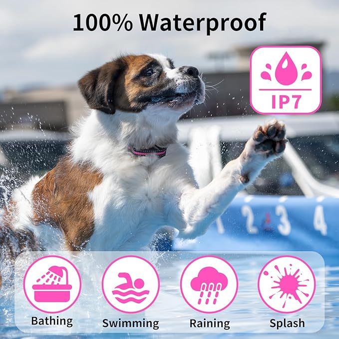 No Shock Dog Training Collar with Remote 3300ft Range, Vibrating Dog Collar, Vibration Collar for Small Medium Large Dogs, 9 Style Tones and Vibration Collar