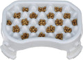 Neater Pet Brands – Neater Raised Slow Feeder Dog Bowl – Elevated and Adjustable Food Height - (2.5 Cup, Vanilla Bean)