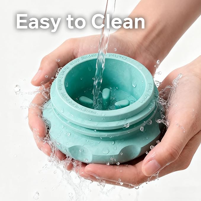 Dog Toy & Frozen Treat Tray - Compatible with Refill Pops, Freezable Fillable Rubber Dog Toys for Boredom, Reduce Anxiety, Dog Enrichment Puzzle Toy for Medium Large Dogs >25 lbs(Green)