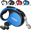 Emperor Pets 16 ft Retractable Dog Leash Blue - Heavy Duty Retractable Pet Leash with Anti-Slip Grip for Medium to Large Dogs up to 110 lbs -Aura BL16
