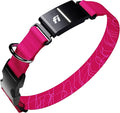 New Fi Series 3+ Smart Dog Tracker Collar [6 Month Membership Included] GPS Tracker for Dogs with Health & Behavior Monitoring, Escape Alerts, Waterproof, LED, Apple Watch Compatible (Pink, X-Small)