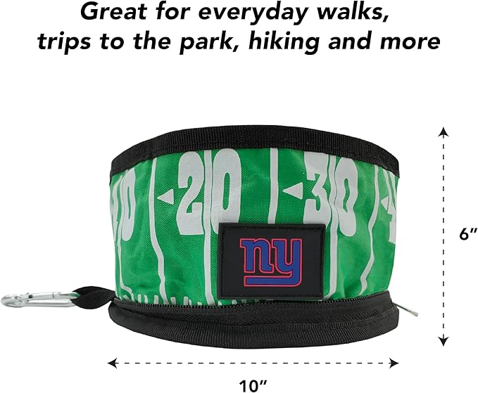 Pets First NFL Collapsible Pet Bowl