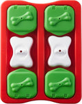 Outward Hound by Nina Ottosson Holiday Dog Brick Treat Puzzle Dog Toy, Level 2 Intermediate, Red, Small