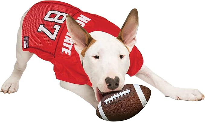 Pets First NCAA College North Carolina State Wolfpack Mesh Jersey for DOGS & CATS, XX-Large. Licensed Dog Jersey with your Favorite Football/Basketball College Team