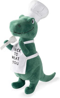 Fringe Studio Plush Pet Toy with Squeaker, King of The Grill (289624), Multicolor Large