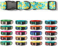 Dog Collars for Small Dogs - Safety Buckle Durable Plastic Light-Weight,Boy Dogs Collar for Small Dog Collar with Cute Patterns Soft Adjustable (Light Green, XS)