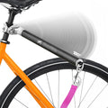 V2.0-180° Rotating Dog Bike Leash - with Shock Absorbers and Quick Attach Mechanism | Carbon Fiber | Detachable, Adjustable for The Smoothest Ride- Patent Pending (Magenta)