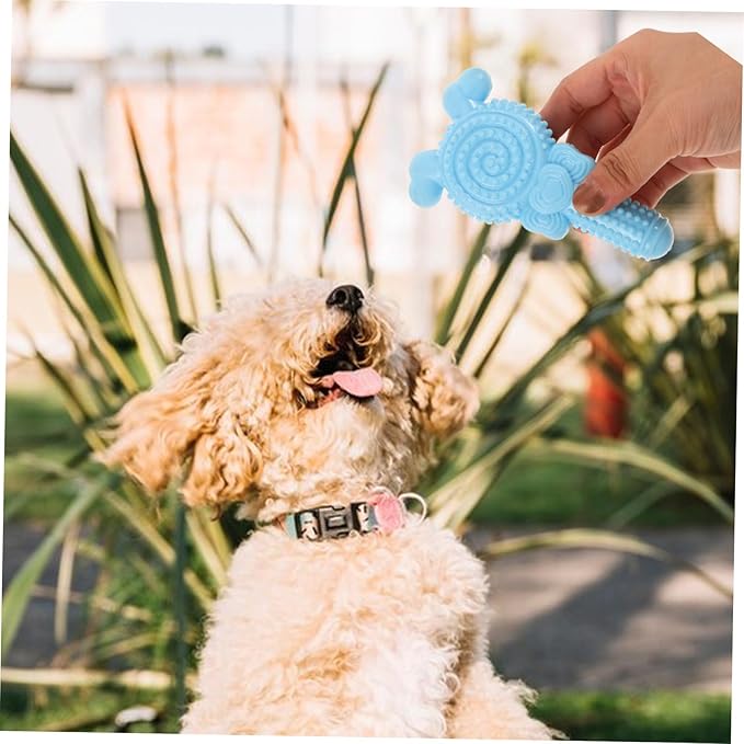 NOLITOY Puppy Chewing Toy Lollipop Design Interactive Cartoon Dog Chew Toy for Dogs Material Funny and Engaging Puppy Supply Gentle