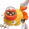 Duck Treat Dispenser, 2 in 1 Dog Food Dispenser Toy & Slow Feeder, Dog Puzzle Feeder, for IQ Training & Mental Enrichment, Durable and Safe for Small & Medium Dogs (1PCS)