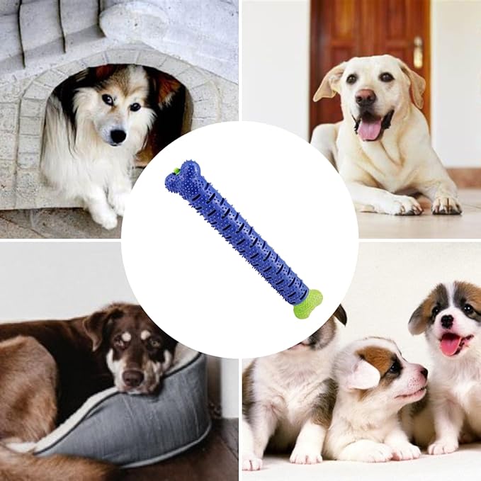 1 PCS Chew Toy, Interactive Tough Dog Toy for Aggressive Chewers, Toothbrush Stick for Dogs, Puppys