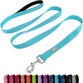Dog Leash 6 FT Padded Handle Nylon Reflective Dogs Leashes for Medium Dogs Sky Blue