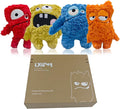Monster Plush Squeaker Dog Toy Surprise Box - Crinkle Stuffed Animal for Small & Medium Dogs - Interactive Play & Cuddling Gifts - Keep Them Busy